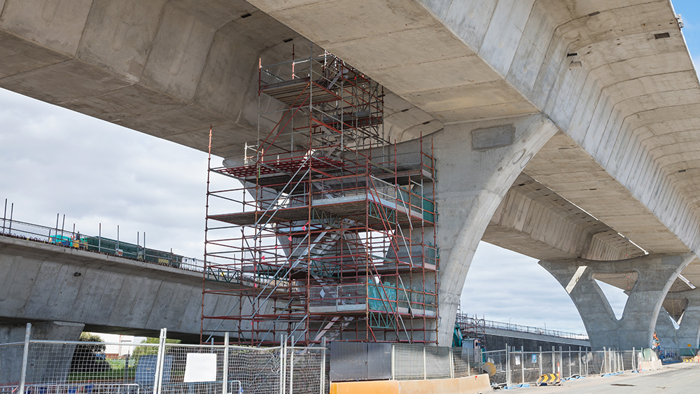 公路桥梁的建造