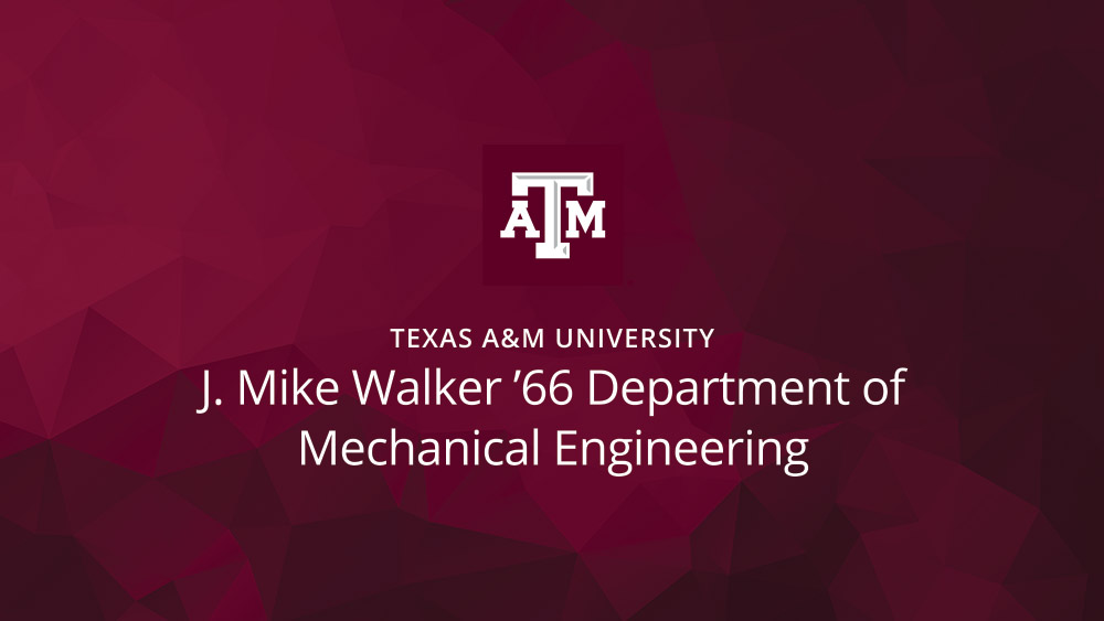 德州农工大学J. Mike Walker 66届机械工程系